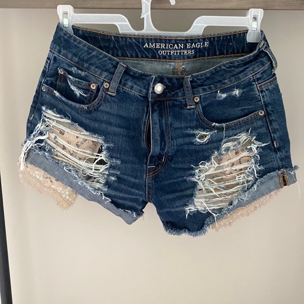 Women’s American eagle jeans shorts size 10
